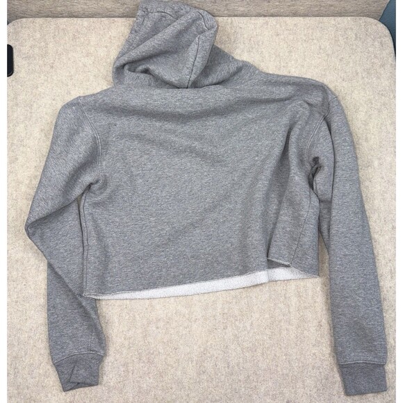 Wild Fable Women’s Cropped Gray Hoodie Long Sleeve Drawstring Size Small - Picture 6 of 6